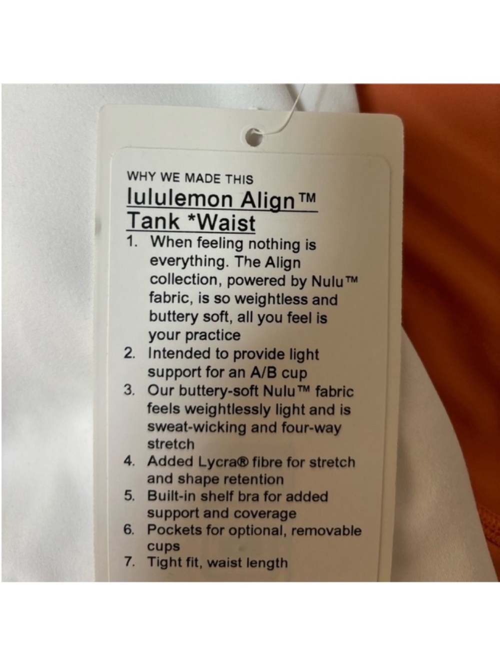 Lululemon Align Tank - Picture 3 of 3